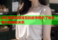 彩虹男孩直播背后的故事揭示了他与老外的神秘关系