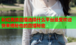 彩虹男孩直播选择什么平台最受欢迎快来揭秘他的直播秘密