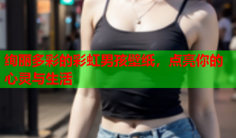 绚丽多彩的彩虹男孩壁纸，点亮你的心灵与生活