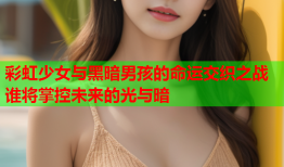 彩虹少女与黑暗男孩的命运交织之战谁将掌控未来的光与暗