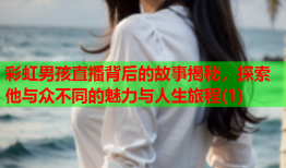 彩虹男孩直播背后的故事揭秘，探索他与众不同的魅力与人生旅程(1)