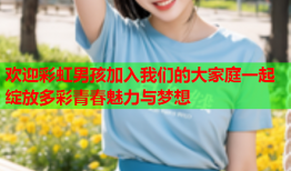 欢迎彩虹男孩加入我们的大家庭一起绽放多彩青春魅力与梦想