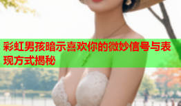 彩虹男孩暗示喜欢你的微妙信号与表现方式揭秘