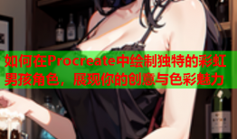 如何在Procreate中绘制独特的彩虹男孩角色，展现你的创意与色彩魅力