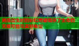 男孩出生时的彩虹奇迹揭示了生命的无限可能与美好希望