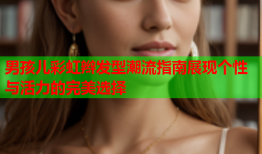 男孩儿彩虹辫发型潮流指南展现个性与活力的完美选择