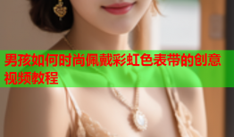 男孩如何时尚佩戴彩虹色表带的创意视频教程